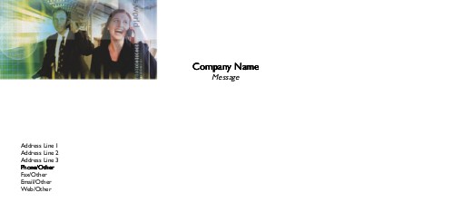 The Business World Full Colour Compliment Slips
