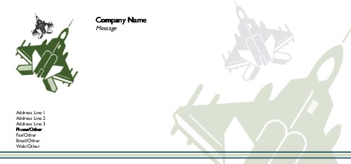 Top Gun Full Colour Compliment Slips