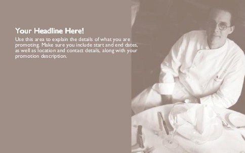 Celebrity Chef Full Colour Oversized Postcards