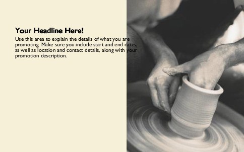 Potter's Wheel Full Colour Oversized Postcards
