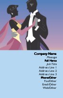 Couple Dancing Full Colour Business Cards