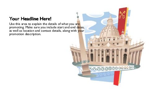 Keys to the City Full Colour Oversized Postcards