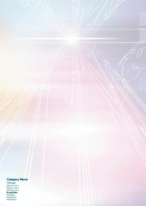 Explosive Design A4 Recycled Letterhead