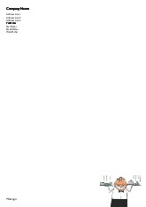 Fly in My Soup A4 Recycled Letterhead