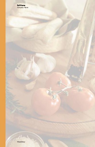 Mediterranean Flavour Large Note Pads