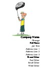 Take a Swing Recycled Business Cards
