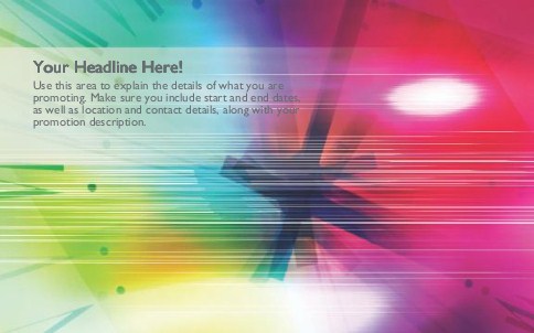 Speed of Light Full Colour Oversized Postcards