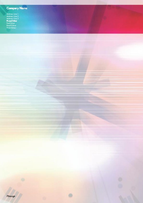 Speed of Light A4 Recycled Letterhead