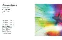 Speed of Light Full Colour Magnetic Business Cards