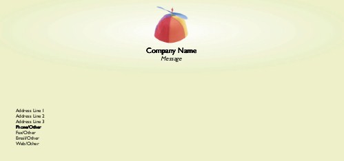 Beanie Cap Full Colour Compliment Slips