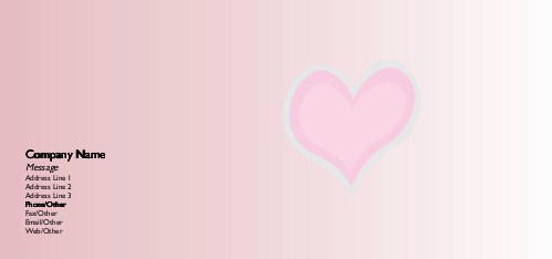 Lighthearted Full Colour Compliment Slips