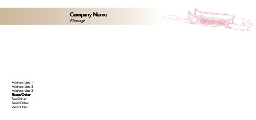 Classic Sledge Full Colour Compliment Slips