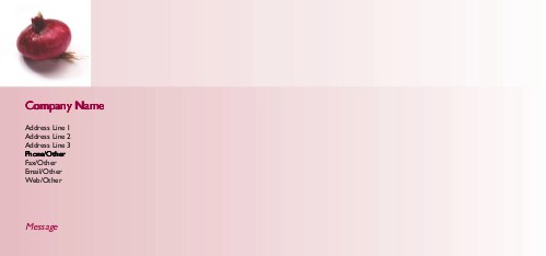 Red Onion Full Colour Compliment Slips