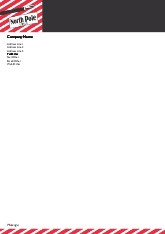Journey's End Christmas Letterhead - Personalised