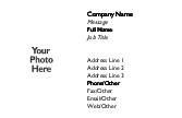 Upload Here Full Colour Business Cards