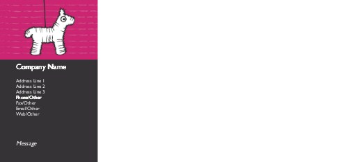 Party Pinata Full Colour Compliment Slips