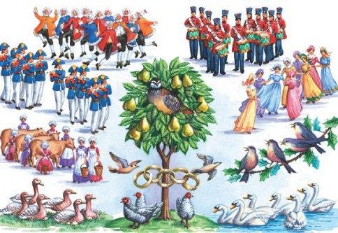 All Twelve Days Personalised Christmas Cards