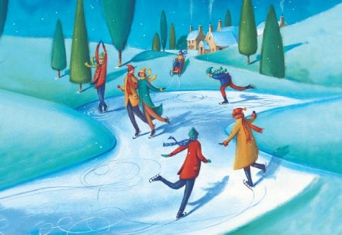 Icy Fun Personalised Christmas Cards