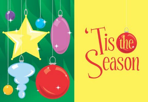 Vintage Trimmings Personalised Christmas Cards