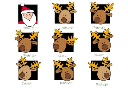 Santa and the Gang Personalised Christmas Cards