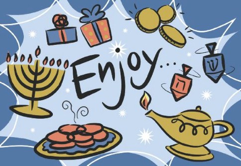 Dreidel Days Personalised Christmas Cards