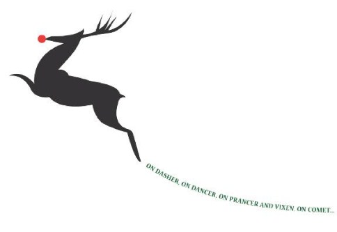 Up and Away Personalised Christmas Cards