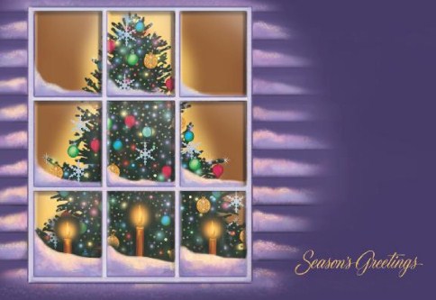 Warm Inside Personalised Christmas Cards