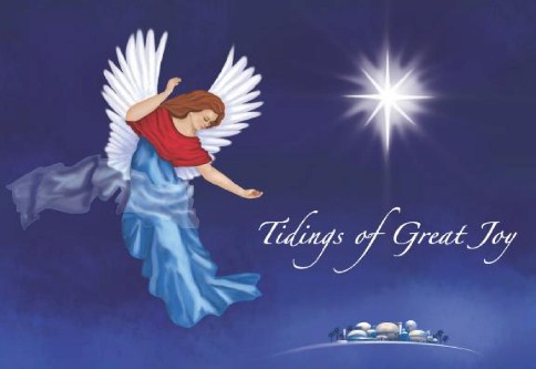 Angel Eyes Personalised Christmas Cards