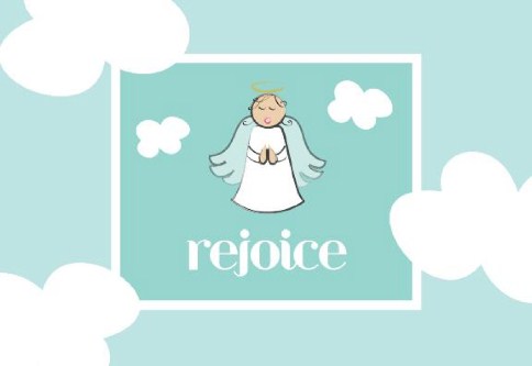 Angels' Eyes Personalised Christmas Cards