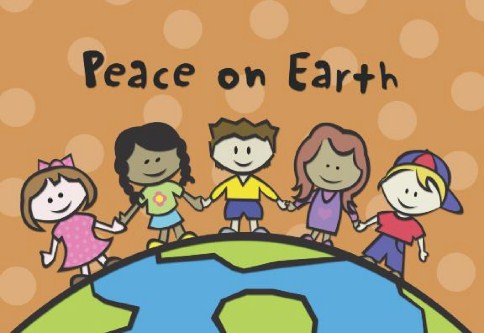 Hands Around the World Personalised Christmas Cards