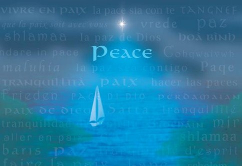 Serenely Sailing Personalised Christmas Cards