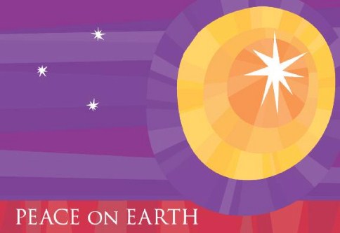 Star of Peace Personalised Christmas Cards