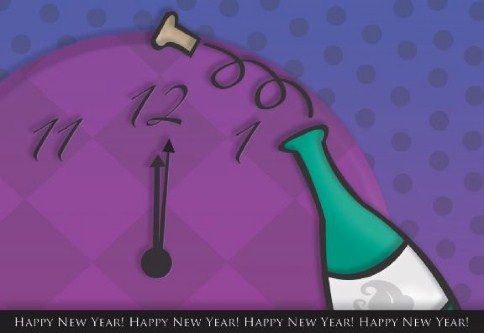 Break open the Bubbly Personalised Christmas Cards