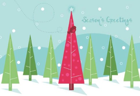 Mod Christmas Personalised Christmas Cards