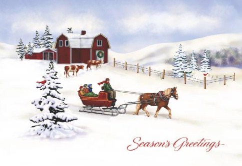 One Horse Open Sleigh