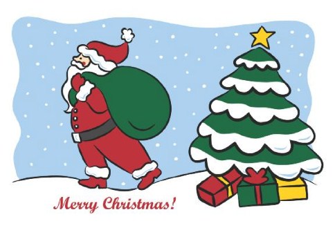 Signs of Santa Personalised Christmas Cards