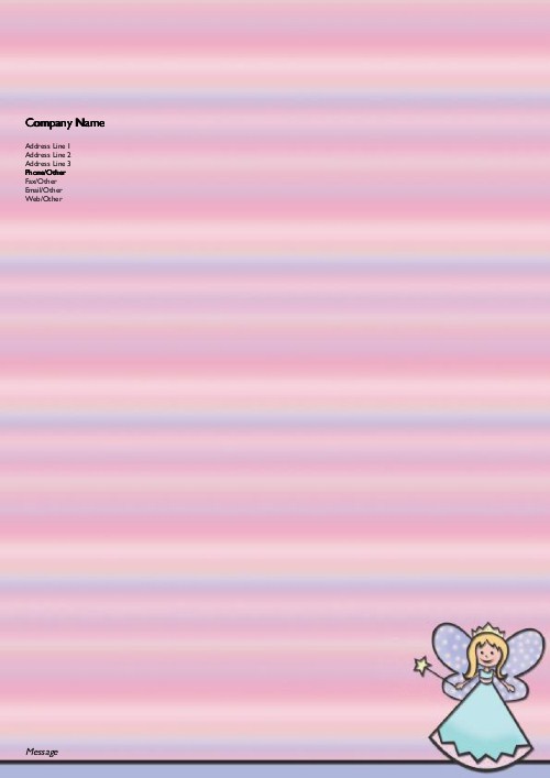 Fairy A4 Recycled Letterhead