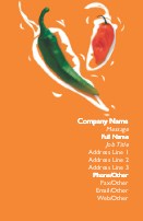Feeling Hot Hot Hot Full Colour Business Cards