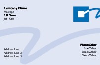 Geometric Flair Full Colour Magnetic Business Cards