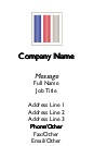 Bar Graph Recycled Business Cards