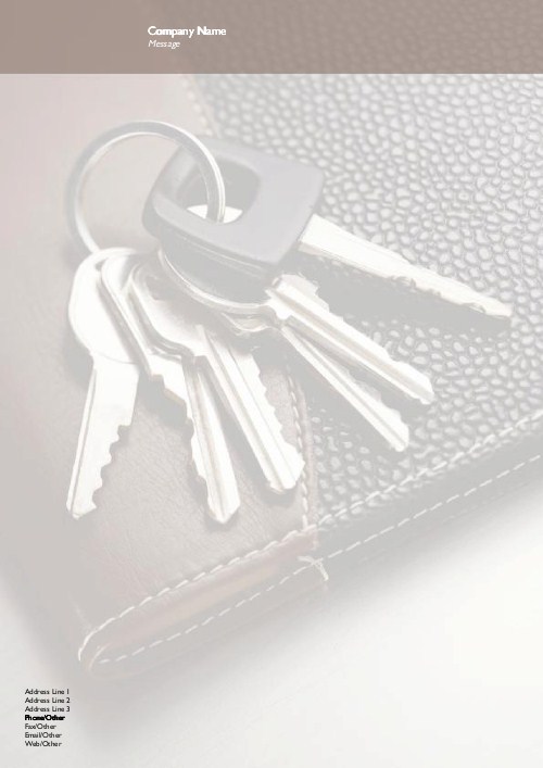 Keys Please A4 Recycled Letterhead