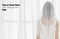 All Dressed in White Save the Date Cards