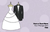 Dressed to the Nines Save the Date Cards