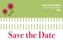 Garden Party Save the Date Magnets