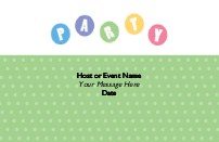 Party Pop Save the Date Magnets