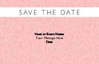 Rosebud Reminder Save the Date Cards