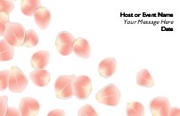 Scattered Petals Save the Date Cards