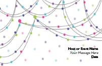 String of Lights Save the Date Magnets