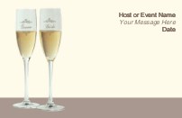 Toast the Happy Couple Save the Date Cards