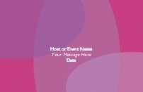 Violet Vibrance Save the Date Magnets